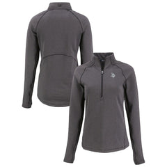 Minnesota Vikings Cutter & Buck Women's Peshastin Eco Fleece Recycled Tri-Blend Raglan Half-Zip Jacket | NFL Online