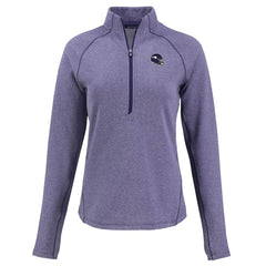 Minnesota Vikings Cutter & Buck Women's Peshastin Eco Fleece Recycled Tri-Blend Raglan Half-Zip Jacket | NFL Outlet