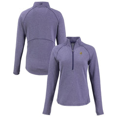 Minnesota Vikings Cutter & Buck Women's Peshastin Eco Fleece Recycled Tri-Blend Raglan Half-Zip Jacket | NFL On sale