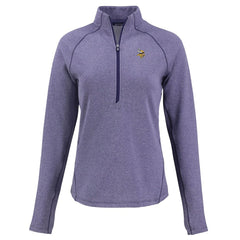 Minnesota Vikings Cutter & Buck Women's Peshastin Eco Fleece Recycled Tri-Blend Raglan Half-Zip Jacket | NFL On sale