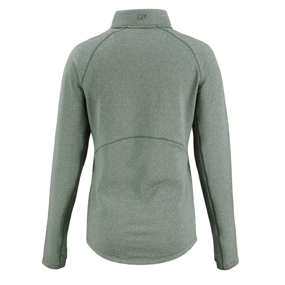 Philadelphia Eagles Cutter & Buck Women's Peshastin Eco Fleece Recycled Tri-Blend Raglan Half-Zip Jacket | NFL Near me