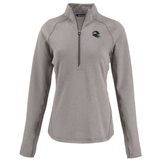 Seattle Seahawks Cutter & Buck Women's Peshastin Eco Fleece Recycled Tri-Blend Raglan Half-Zip Jacket | NFL On sale