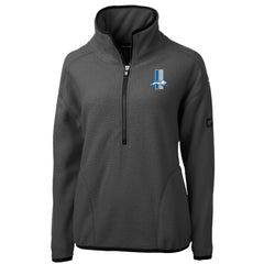 Detroit Lions Cutter & Buck Women's Historic Cascade Eco Sherpa Fleece Half-Zip Jacket | NFL Hot