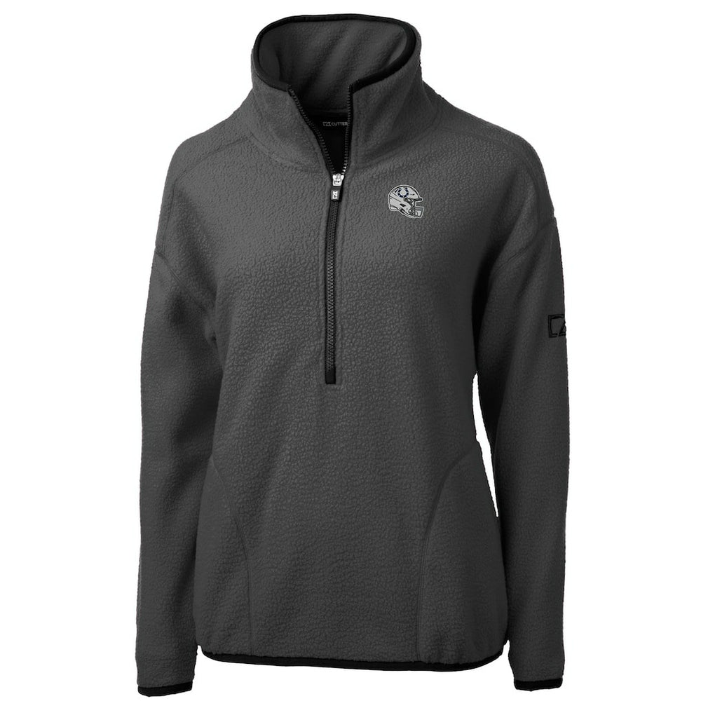 Indianapolis Colts Cutter & Buck Women's Helmet Cascade Eco Sherpa Fleece Half-Zip Jacket | NFL Discount