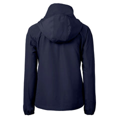 Chicago Bears Cutter & Buck Women's Charter Eco Recycled Half-Zip Hooded Anorak Jacket | NFL Sale