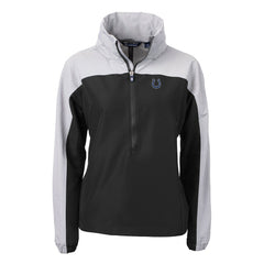Indianapolis Colts Cutter & Buck Women's Charter Eco Recycled Half-Zip Hooded Anorak Jacket | NFL Discount