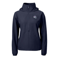 Buffalo Bills Cutter & Buck Women's Charter Eco Recycled Half-Zip Hooded Anorak Jacket | NFL US