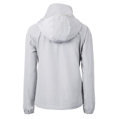 Denver Broncos Cutter & Buck Women's Charter Eco Recycled Half-Zip Hooded Anorak Jacket | NFL US