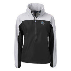 Detroit Lions Cutter & Buck Women's Charter Eco Recycled Half-Zip Hooded Anorak Jacket | NFL US