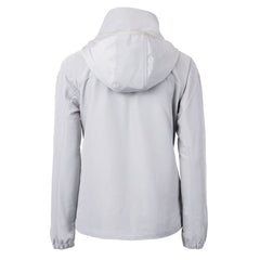 Green Bay Packers Cutter & Buck Women's Charter Eco Recycled Half-Zip Hooded Anorak Jacket | NFL New