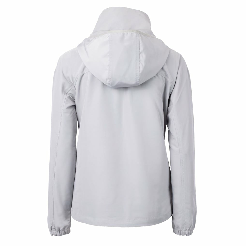 New England Patriots Cutter & Buck Women's Charter Eco Recycled Half-Zip Hooded Anorak Jacket | NFL Hot