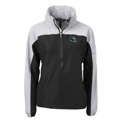 Philadelphia Eagles Cutter & Buck Women's Charter Eco Recycled Half-Zip Hooded Anorak Jacket | NFL Online