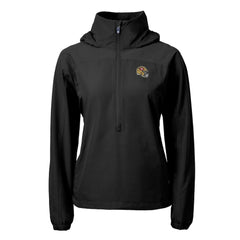 San Francisco 49ers Cutter & Buck Women's Charter Eco Recycled Half-Zip Hooded Anorak Jacket | NFL On sale
