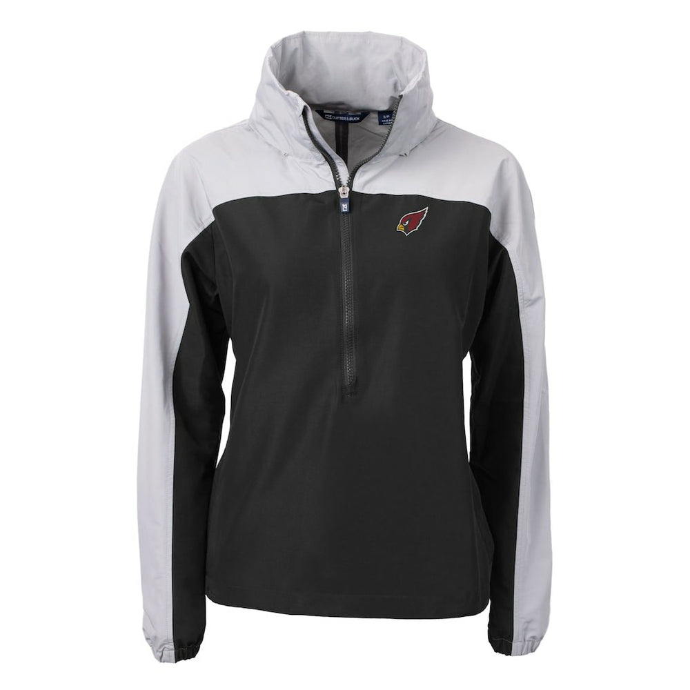Arizona Cardinals Cutter & Buck Women's Charter Eco Recycled Half-Zip Hooded Anorak Jacket | NFL Near me