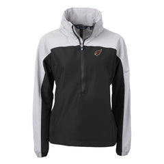 Arizona Cardinals Cutter & Buck Women's Charter Eco Recycled Half-Zip Hooded Anorak Jacket | NFL Near me