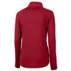 San Francisco 49ers Cutter & Buck Women's Adapt Eco Knit Stretch Recycled Raglan Half-Zip Top | NFL On sale