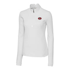 San Francisco 49ers Cutter & Buck Women's Traverse Stretch Quarter-Zip Pullover Top | NFL Online