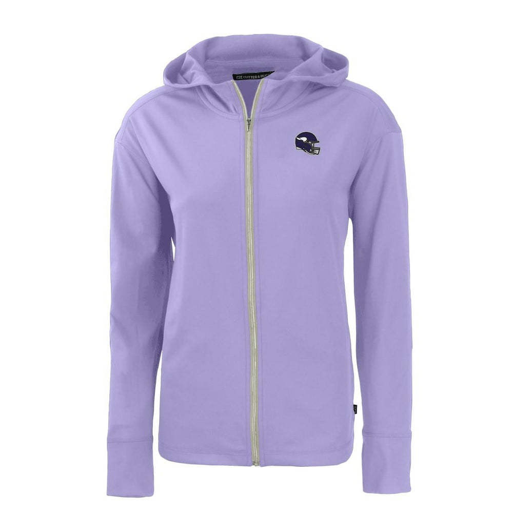 Minnesota Vikings Cutter & Buck Women's Daybreak Eco Recycled Full-Zip Hoodie Jacket | NFL Hot