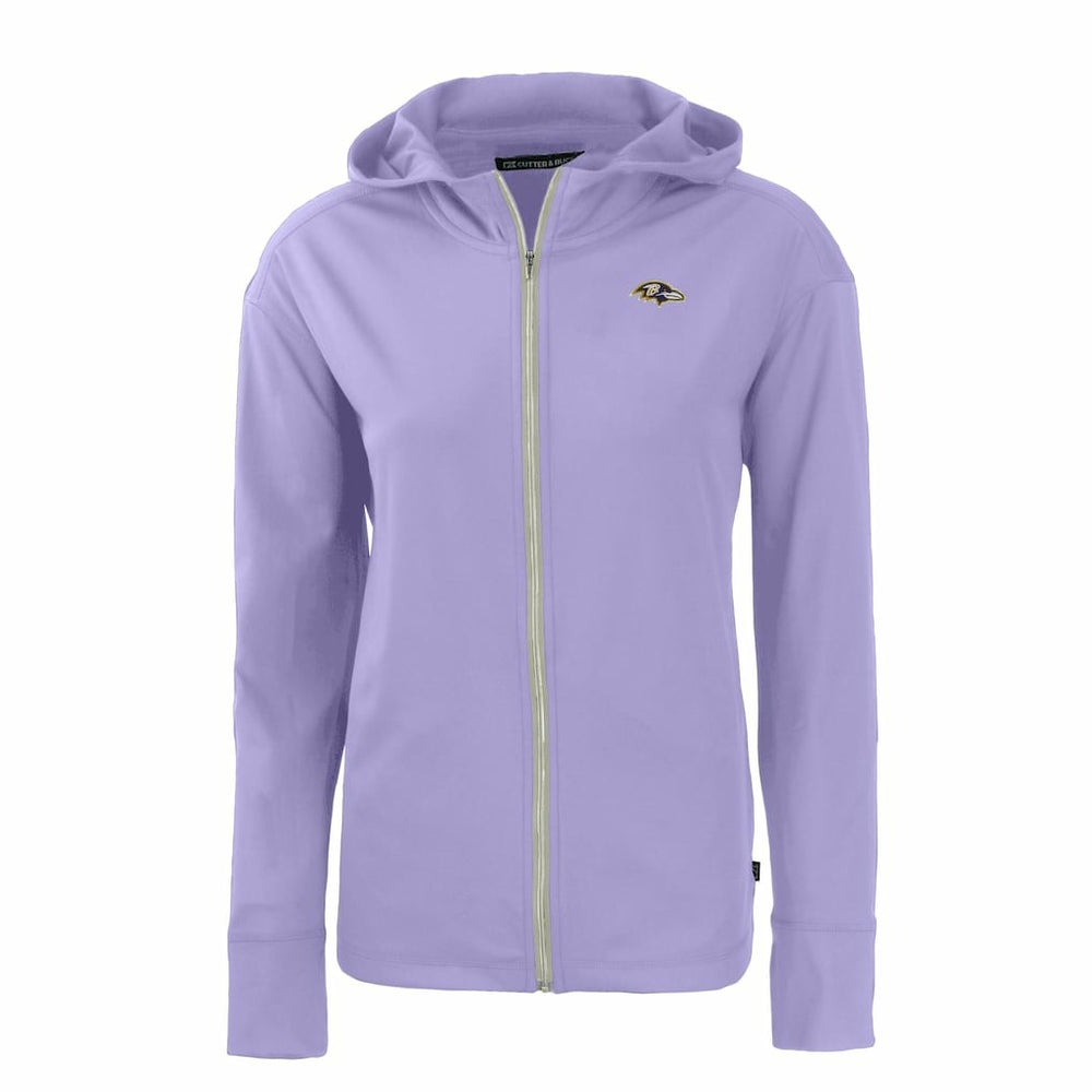 Baltimore Ravens Cutter & Buck Women's Daybreak Eco Recycled Full-Zip Hoodie Jacket | NFL Near me