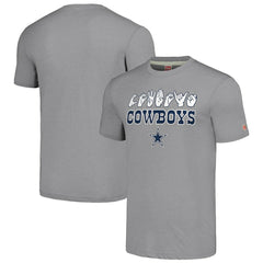 Dallas Cowboys Homage Unisex The NFL ASL Collection by Love Sign American Sign Language T-Shirt | NFL Hot