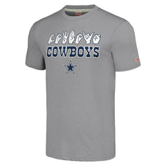 Dallas Cowboys Homage Unisex The NFL ASL Collection by Love Sign American Sign Language T-Shirt | NFL Hot