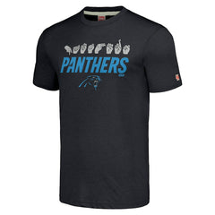 Carolina Panthers Homage Unisex The NFL ASL Collection by Love Sign American Sign Language T-Shirt | NFL New