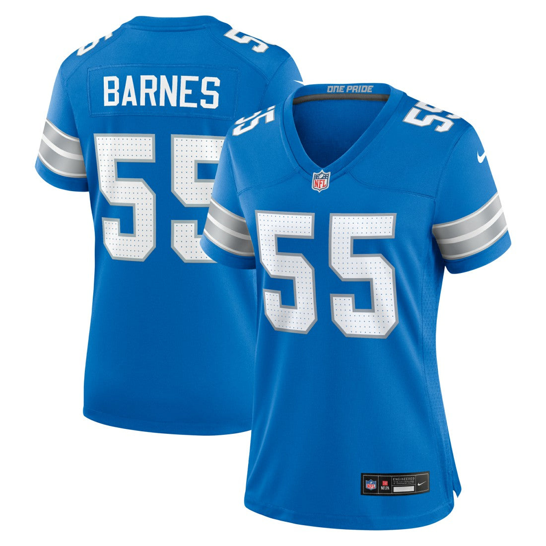 Detroit Lions Derrick Barnes  Women's Team Game Jersey | NFL US