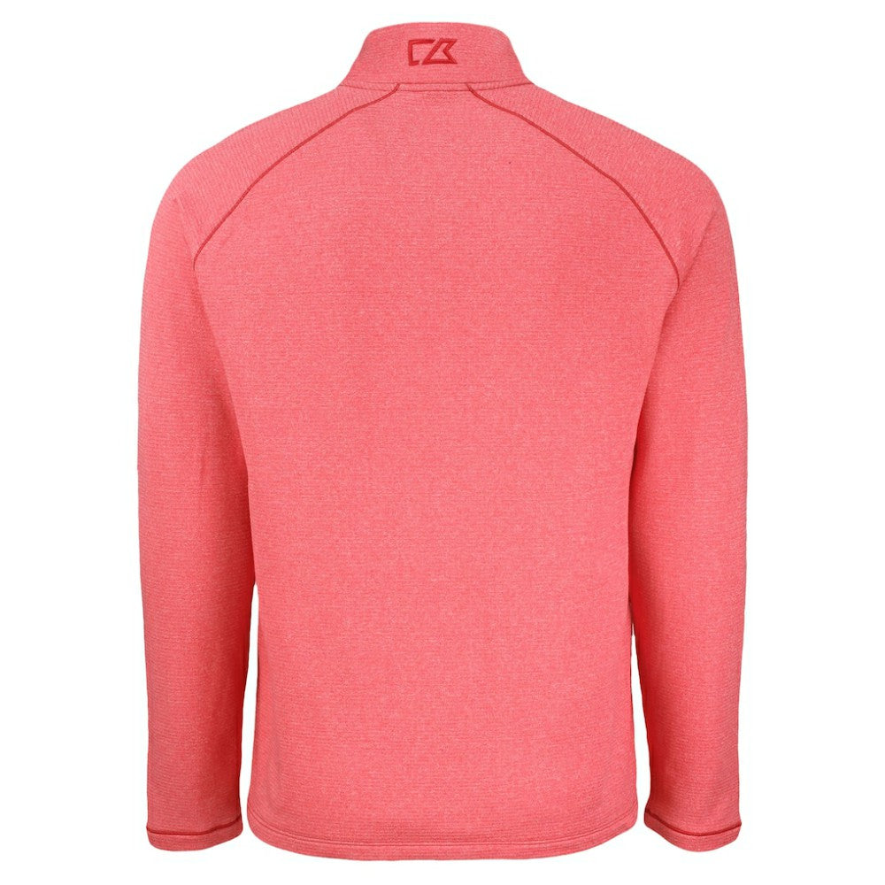 Boston Red Sox Cutter & Buck Peshastin Eco Fleece Recycled Raglan Quarter-Zip Top - MLB Tops