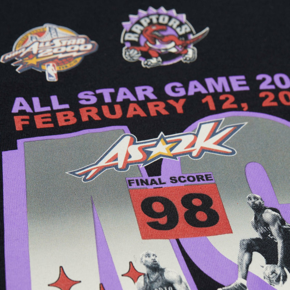 Black Vince Carter Toronto Raptors 2000 All-Star Game It's Over T-Shirt | NBA
