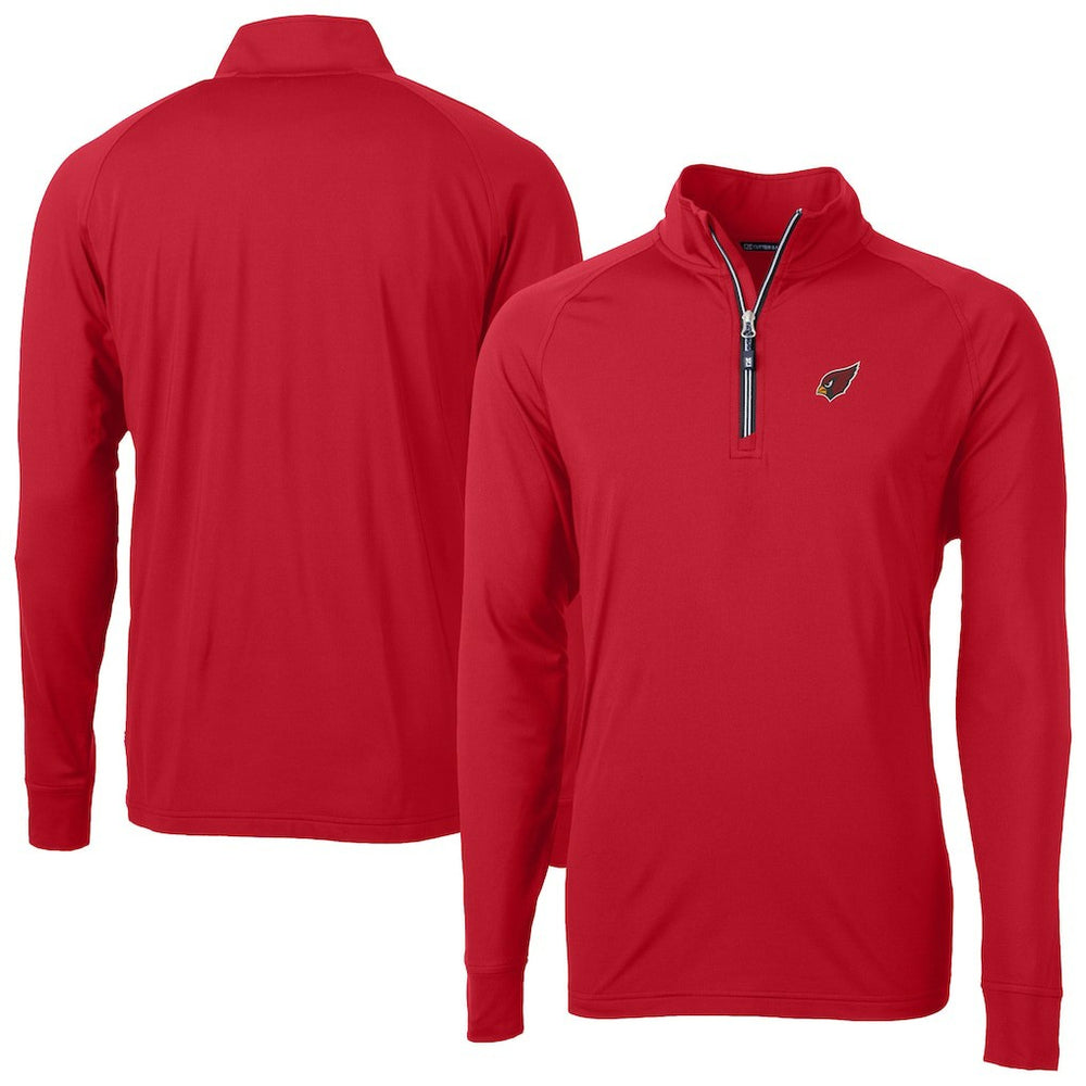 Arizona Cardinals Cutter & Buck Adapt Eco DryTec Raglan Quarter-Zip Jacket | NFL New
