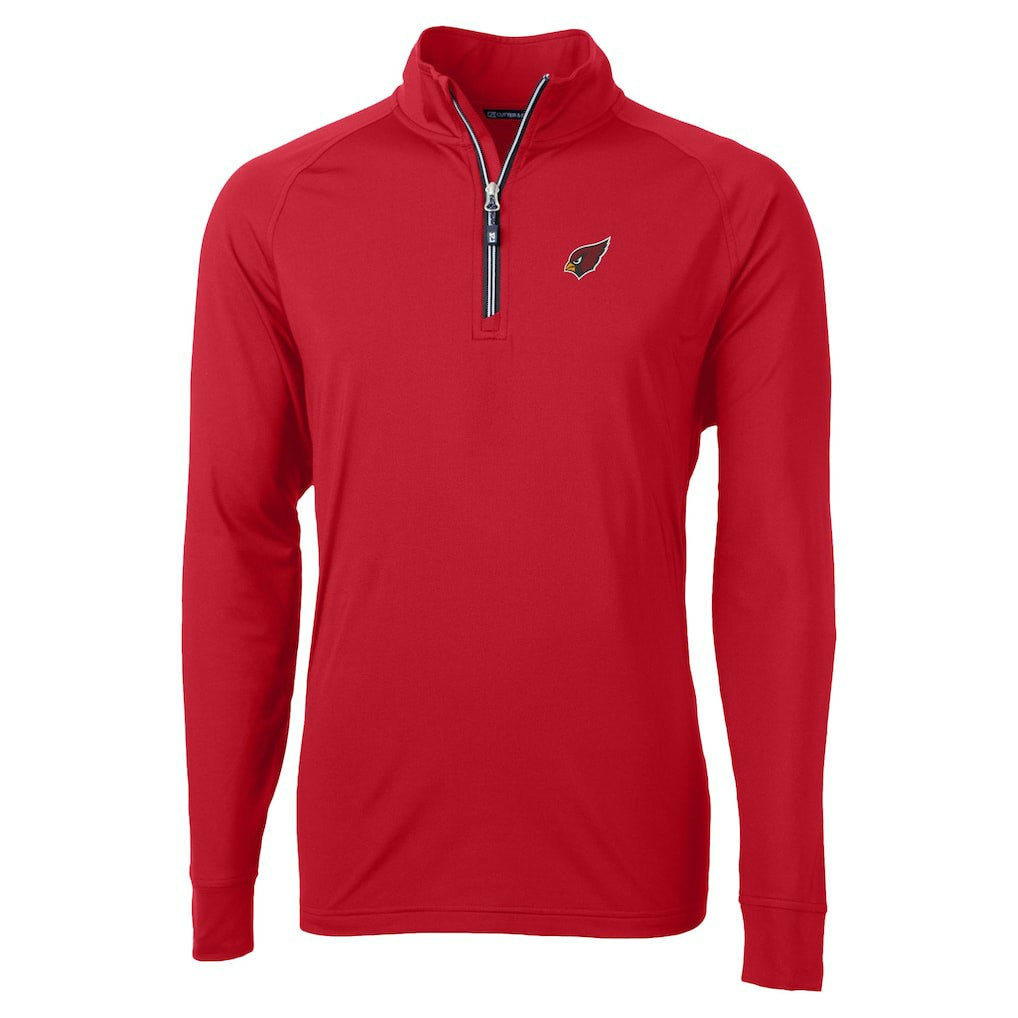 Arizona Cardinals Cutter & Buck Adapt Eco DryTec Raglan Quarter-Zip Jacket | NFL New