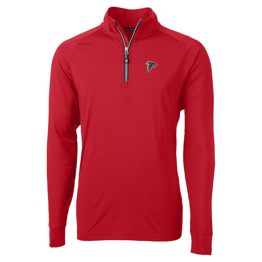 Atlanta Falcons Cutter & Buck Adapt Eco DryTec Raglan Quarter-Zip Jacket | NFL New