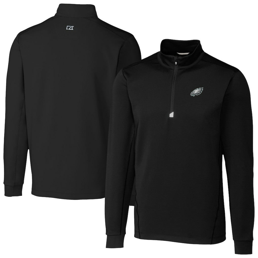 Philadelphia Eagles Cutter & Buck Traverse Stretch Quarter-Zip Top | NFL Near me