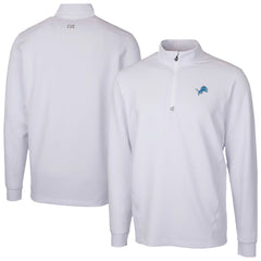 Detroit Lions Cutter & Buck Traverse Stretch Quarter-Zip Top | NFL On sale