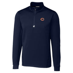Chicago Bears Cutter & Buck Traverse Stretch Quarter-Zip Top | NFL Sale