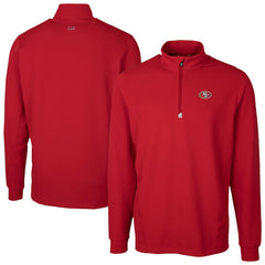 San Francisco 49ers Cutter & Buck Traverse Stretch Quarter-Zip Top | NFL On sale