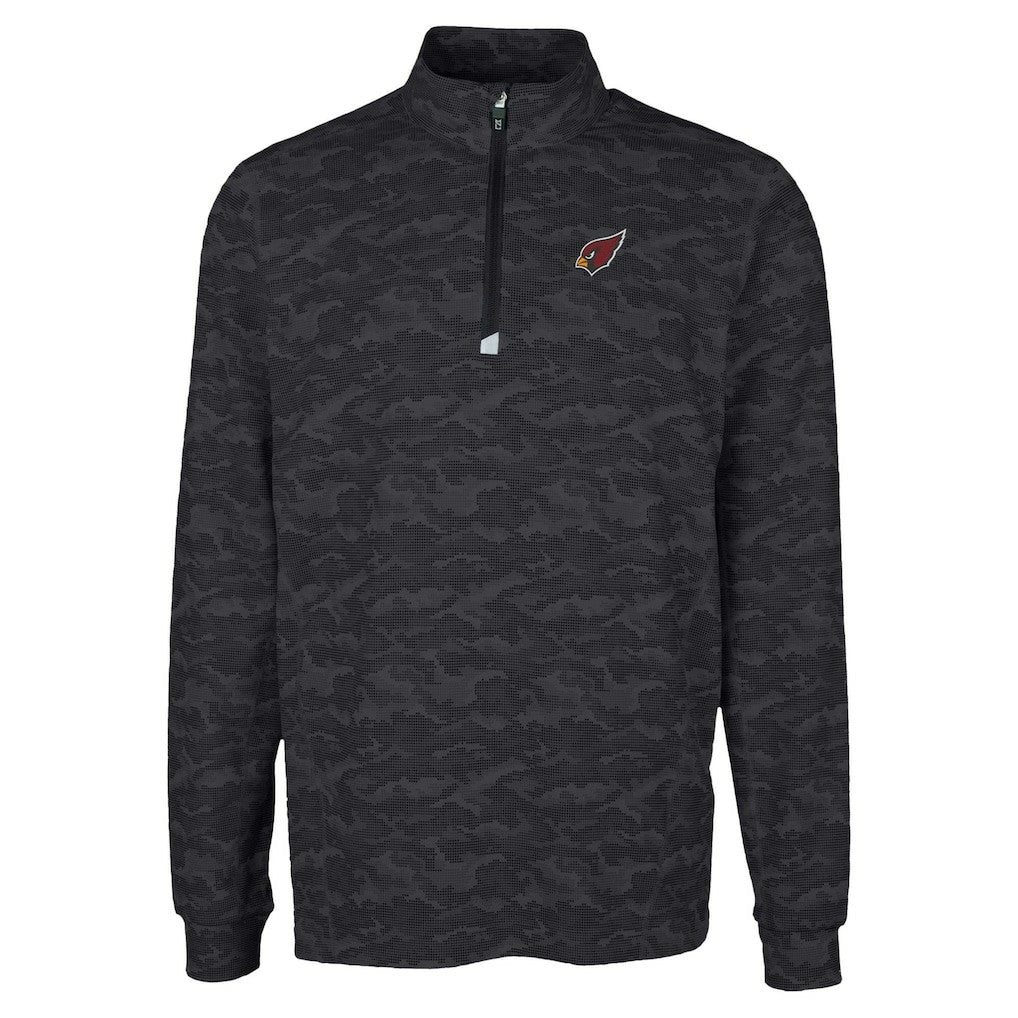 Arizona Cardinals Cutter & Buck Traverse Camo Print Stretch Quarter-Zip Top | NFL New