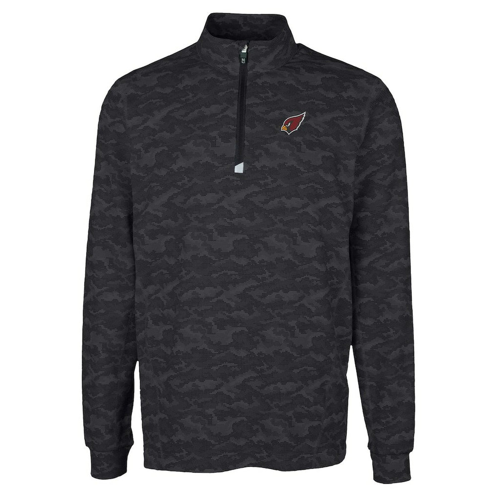 Arizona Cardinals Cutter & Buck Traverse Camo Print Stretch Quarter-Zip Top | NFL New
