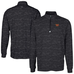 Washington Commanders Cutter & Buck Traverse Camo Print Stretch Quarter-Zip Top | NFL Online