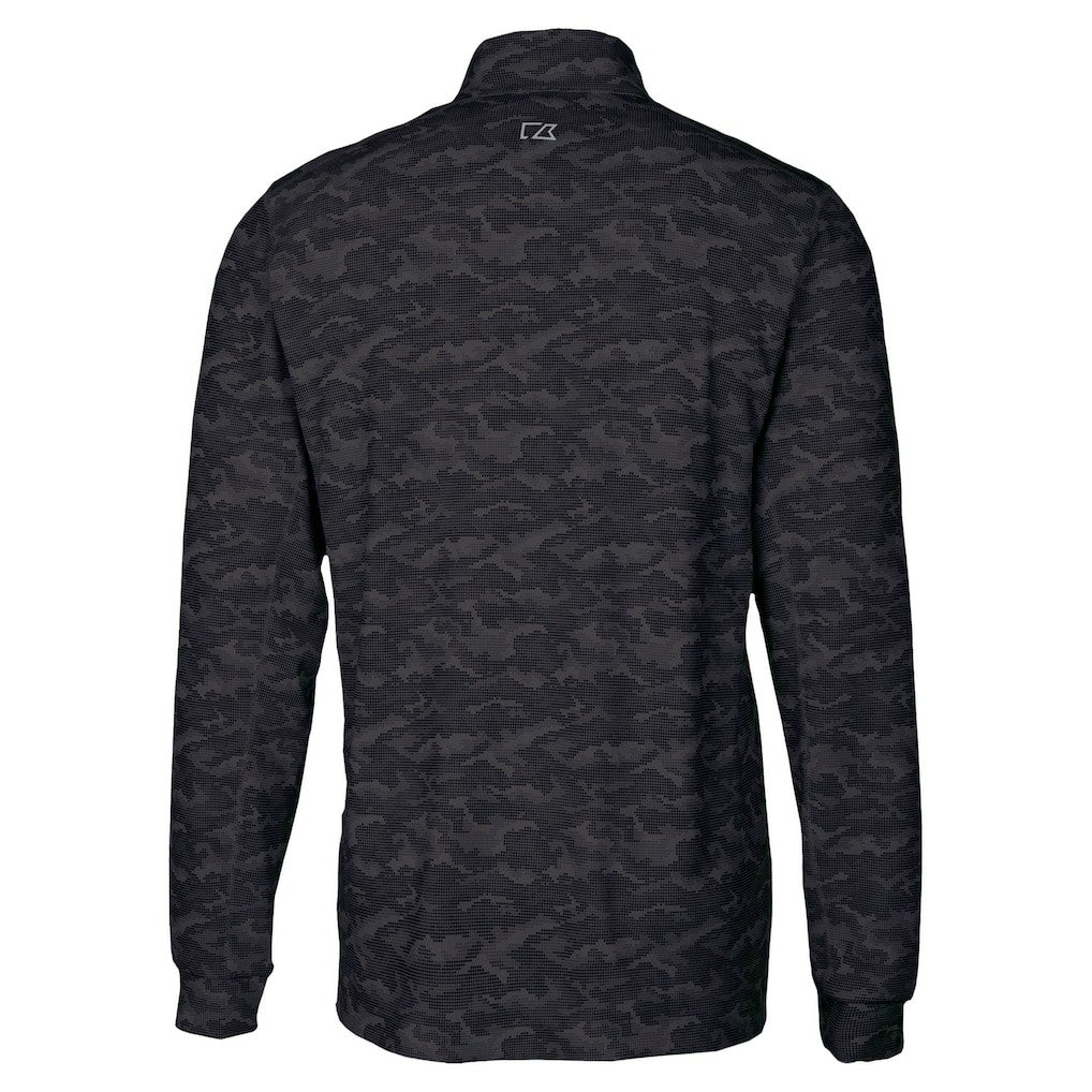 Washington Commanders Cutter & Buck Traverse Camo Print Stretch Quarter-Zip Top | NFL Online
