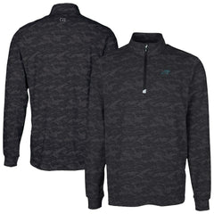 Carolina Panthers Cutter & Buck Traverse Camo Print Stretch Quarter-Zip Top | NFL Near me
