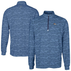 Denver Broncos Cutter & Buck Traverse Camo Print Stretch Quarter-Zip Top | NFL Hot
