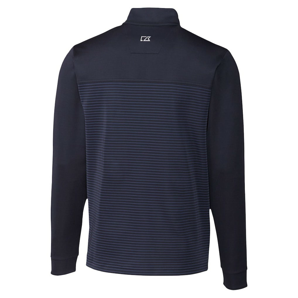 Seattle Seahawks Cutter & Buck Traverse Stripe Stretch DryTec Quarter-Zip Top | NFL Hot