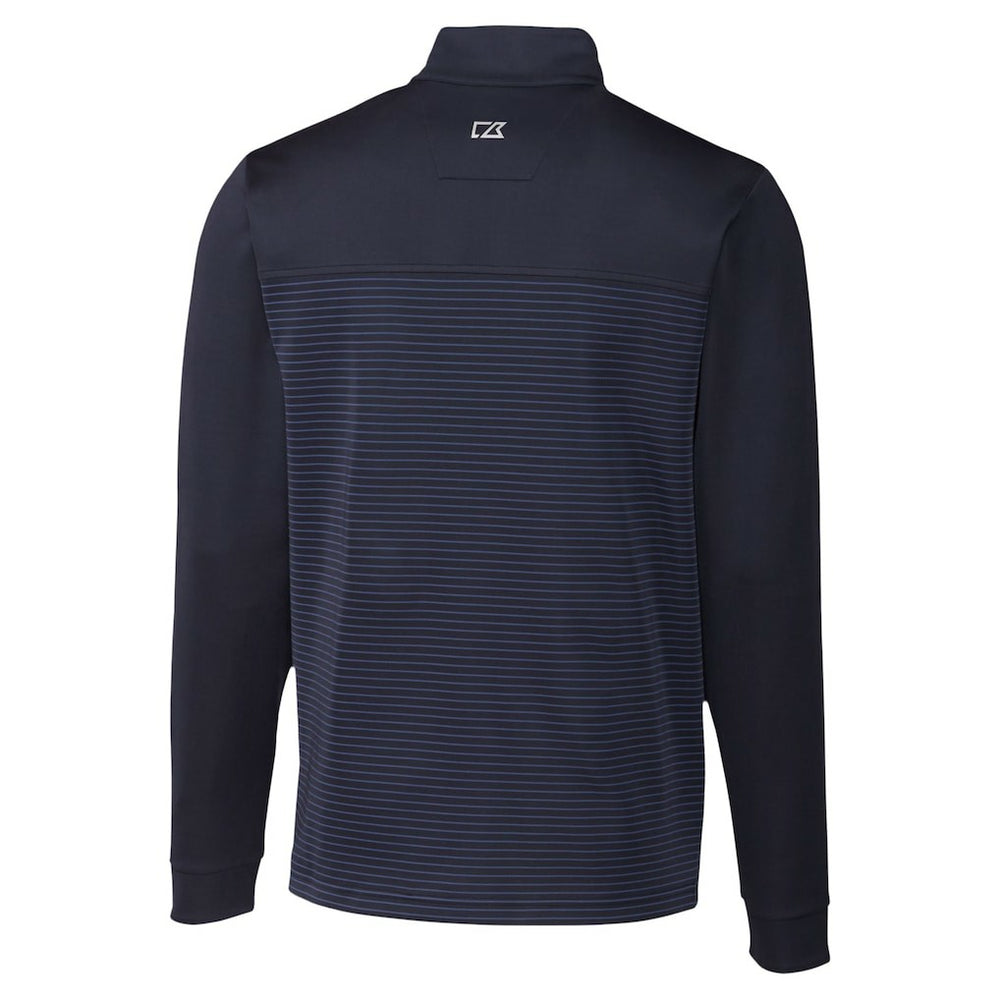 Seattle Seahawks Cutter & Buck Traverse Stripe Stretch DryTec Quarter-Zip Top | NFL Hot