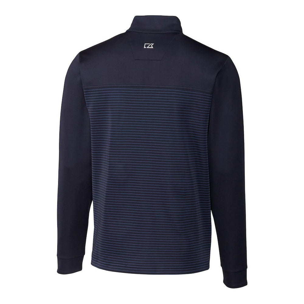 New York Giants Cutter & Buck Traverse Stripe Stretch DryTec Quarter-Zip Top | NFL Sale