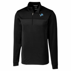 Detroit Lions Cutter & Buck Traverse Stripe Stretch DryTec Quarter-Zip Top | NFL Online