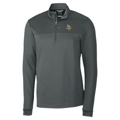 Minnesota Vikings Cutter & Buck Traverse Stripe Stretch DryTec Quarter-Zip Top | NFL US