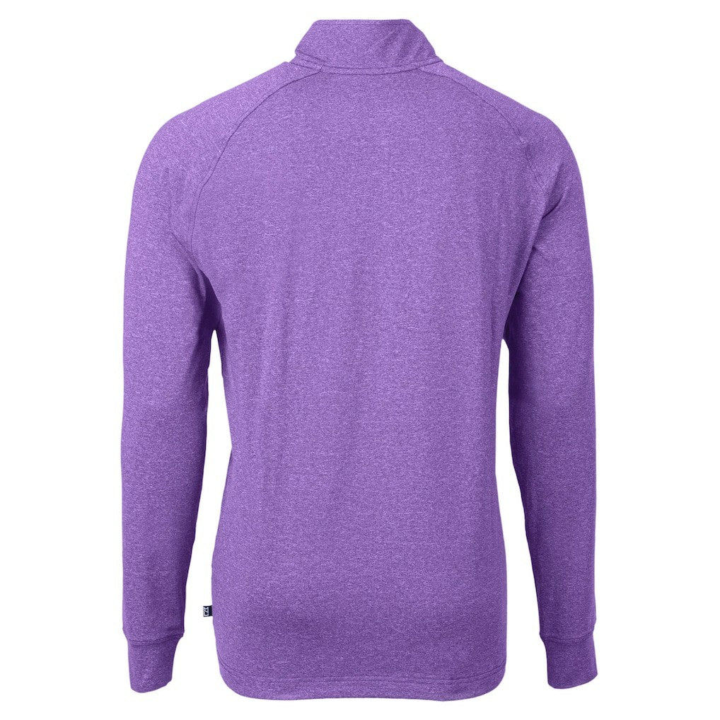 Baltimore Ravens Cutter & Buck Adapt Eco Raglan Quarter-Zip Jacket | NFL New