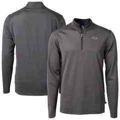 Baltimore Ravens Cutter & Buck Virtue Eco Pique Micro Stripe Quarter-Zip Jacket | NFL Near me