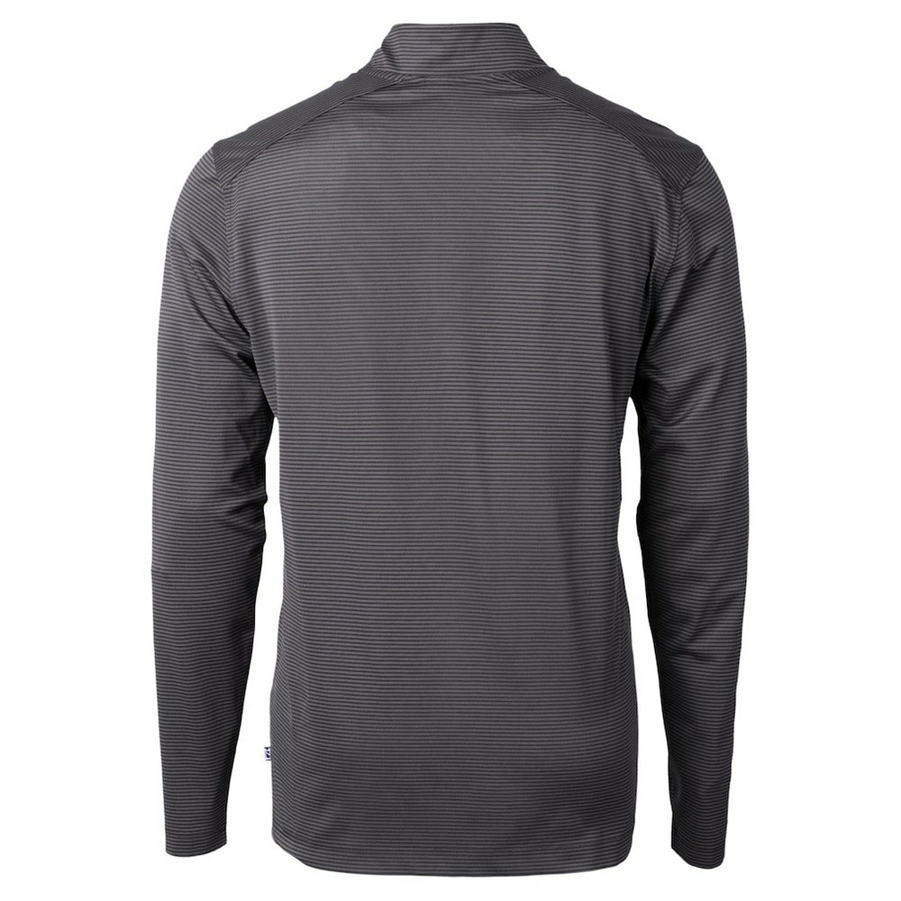 Baltimore Ravens Cutter & Buck Virtue Eco Pique Micro Stripe Quarter-Zip Jacket | NFL Near me